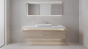 Altura mueble de baño suspendido