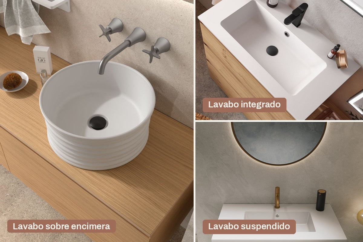 Lavabo sobre encimera vs bajo encastrado: diferencias clave