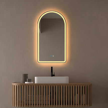 Espejo de baño LED vertical Acueducto de Dyled