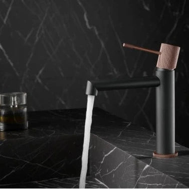 Grifo De Lavabo Monomando Gris Champagne LINE BDD038-1GC de Imex