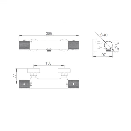 Croquis LINE BTD038-5GC de Imex