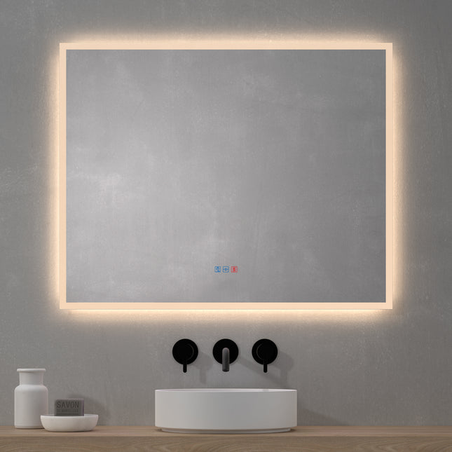 Espejo de baño LED Ávila de Dyled retroiluminado 100x80 cm