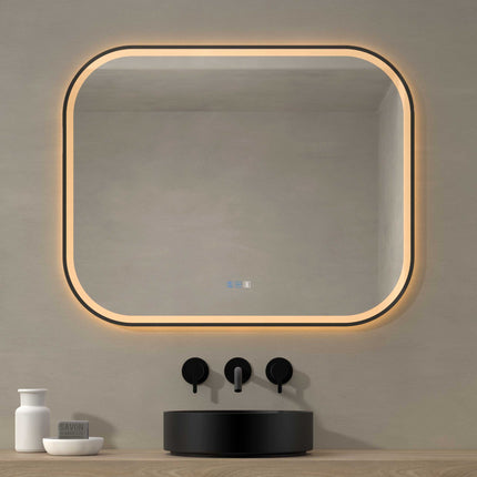 Espejo de baño LED Salamanca de Dyled retroiluminado 100x80 cm