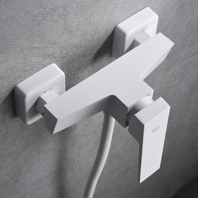 Kit Ducha Monomando ART Blanco Mate