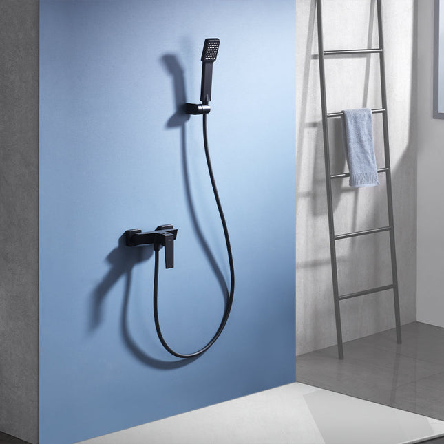 Kit Ducha Monomando ART de Imex Negro Mate | Diseño Compacto y Moderno - CuartoDeBaño.com