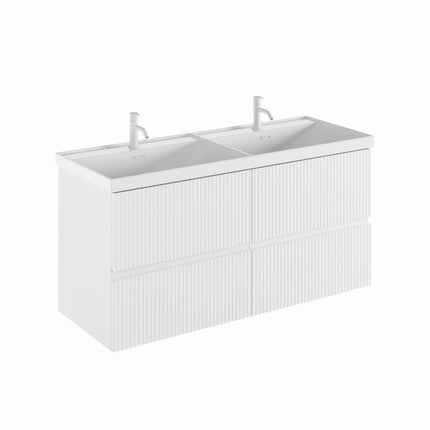Mueble de baño VORA 2 Cajones y 2 senos blanco