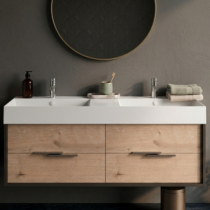 Mueble de Baño VIVIENNE Roble Arlington 140 cm