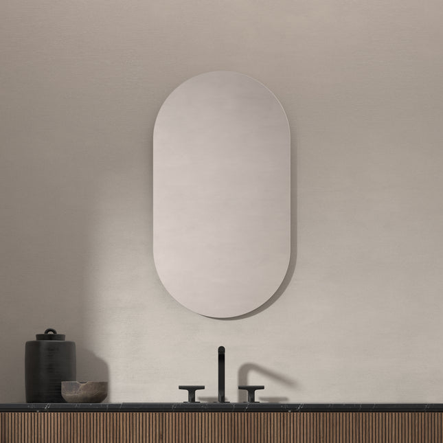 Espejo de baño vertical Asís de Dyled sin iluminación 50x90 cm
