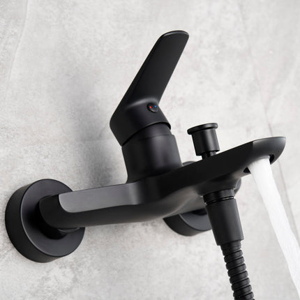 Mezclador de Baño y Ducha BÉLGICA en Negro Mate de Imex