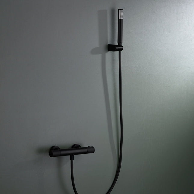 Grifo Termostático de Ducha Negro Mate LINE BTD038-5NG 