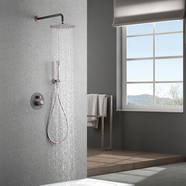 Conjunto de Ducha Empotrado Monomando LINE Gpd038/Gc de Imex