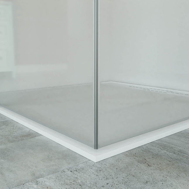 Detalle inferior Mampara de ducha THIRA