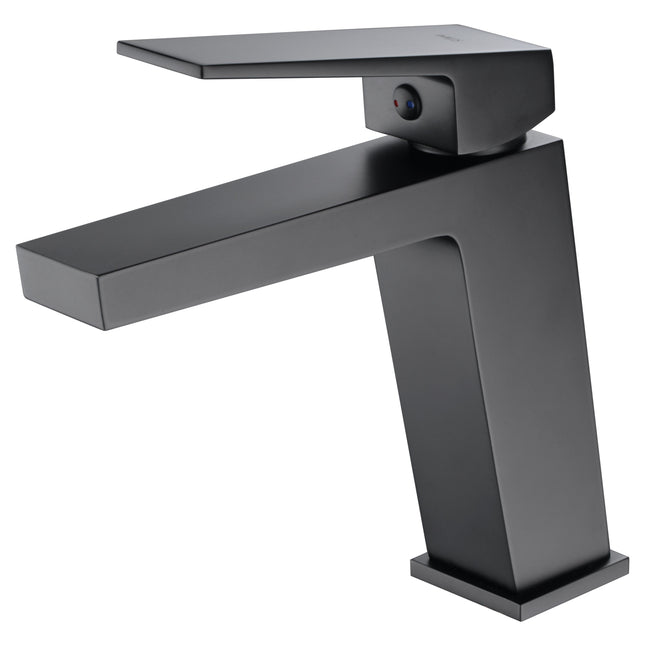 Grifo de Lavabo Monomando ART de IMEX Negro Mate | Diseño Moderno y Funcional - CuartoDeBaño.com