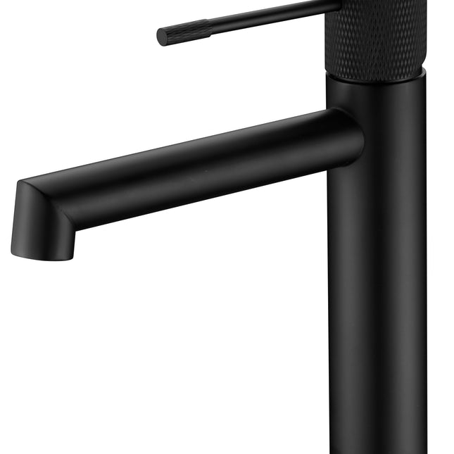 Grifo de Lavabo Monomando Negro Mate LINE Bdd038-1Ng Imex
