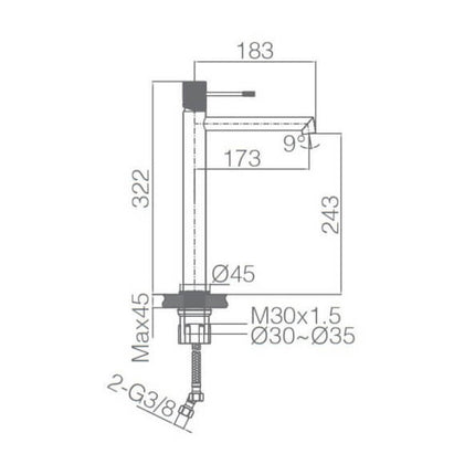 croquis LINE Bdd038-3Oc de imex