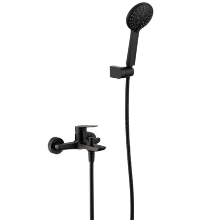 Mezclador de Baño y Ducha BÉLGICA en Negro Mate de Imex