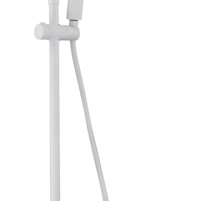 Conjunto Ducha Termostático ART de Imex Blanco Mate | Seguridad y Diseño en tu Baño - CuartoDeBaño.com