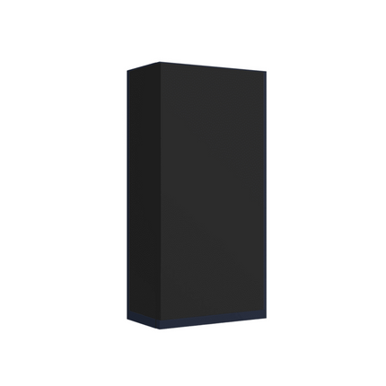 Columna de baño Infinity de Salgar negro mate
