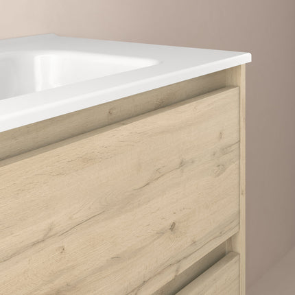 Mueble de baño SANSA 3 cajones roble colonial
