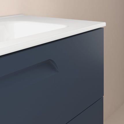 mueble de baño Vitale suspendido azul navy mate