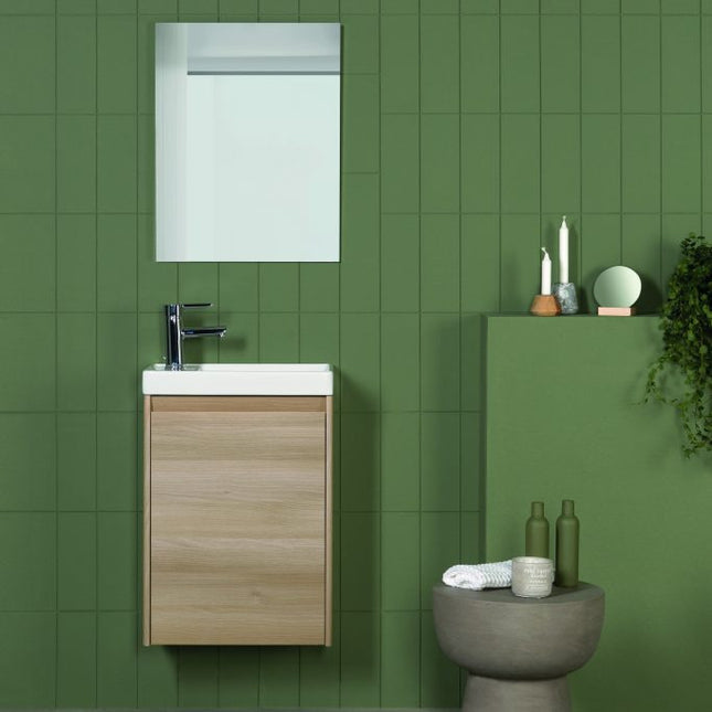 Conjunto mueble baño ENJOY Royo roble nordico