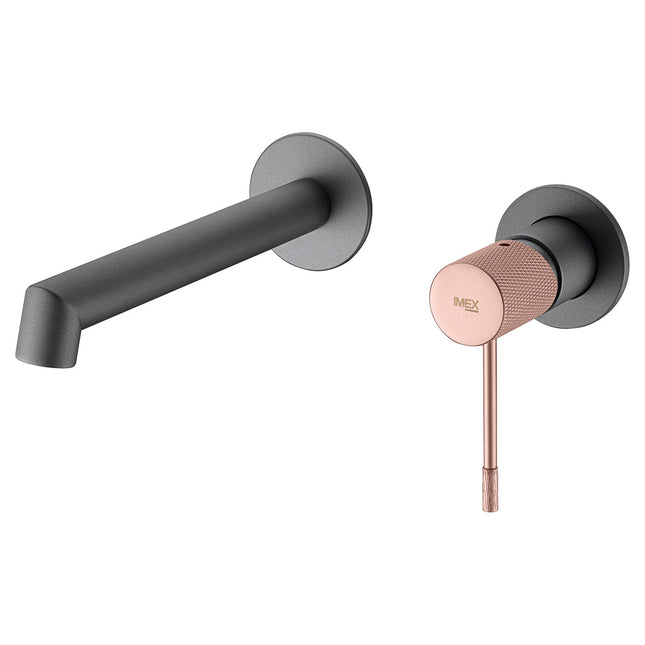 Grifo de Lavabo Empotrado Gris Champagne LINE Gld038/Gc de Imex