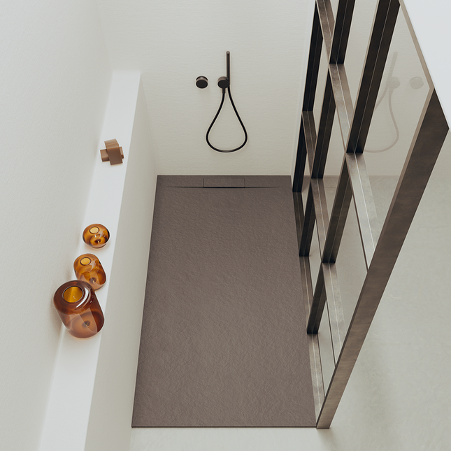 Plato de Ducha Hermes moka