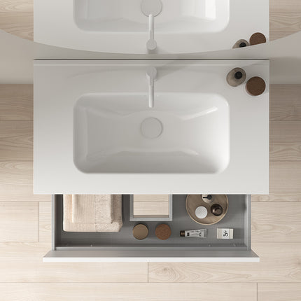 Mueble de baño NIWA desde arriba