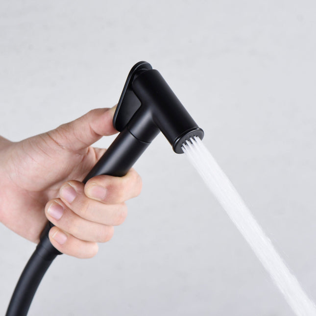 Grifo para Bidé Negro Mate LINE Rdd038/Ng de Imex