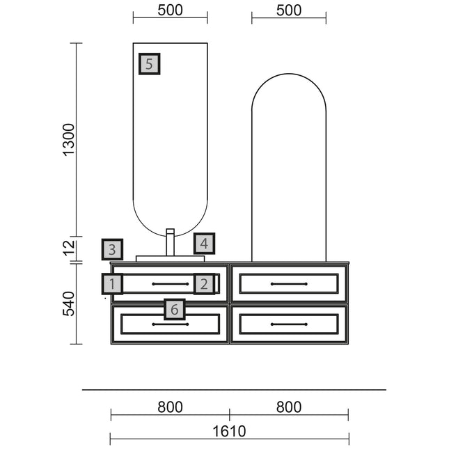 Medidas Conjunto renoir 160cm blue fog