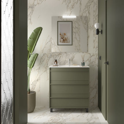 mueble attila 3 cajones verde
