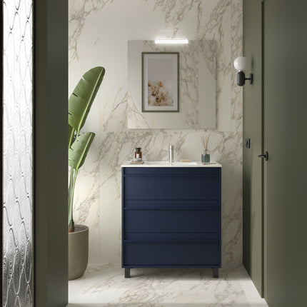 mueble attila 3 cajones azul