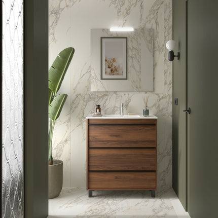 mueble attila 3 cajones nogal