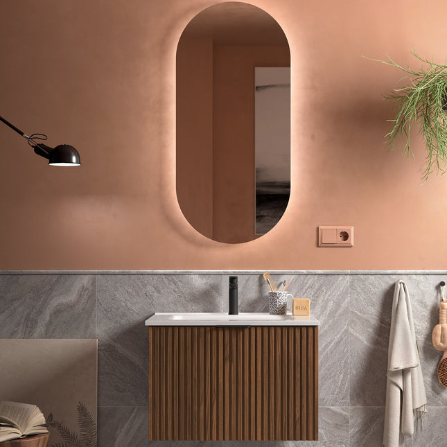 Biba 1 cajon blanco Nogal