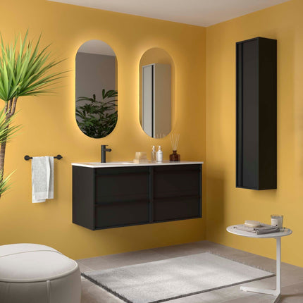 attila 120 lavabo izquierda negro