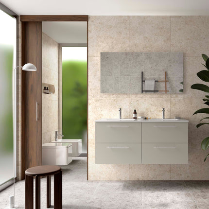 Mueble de baño silane 4 cajones gris mate