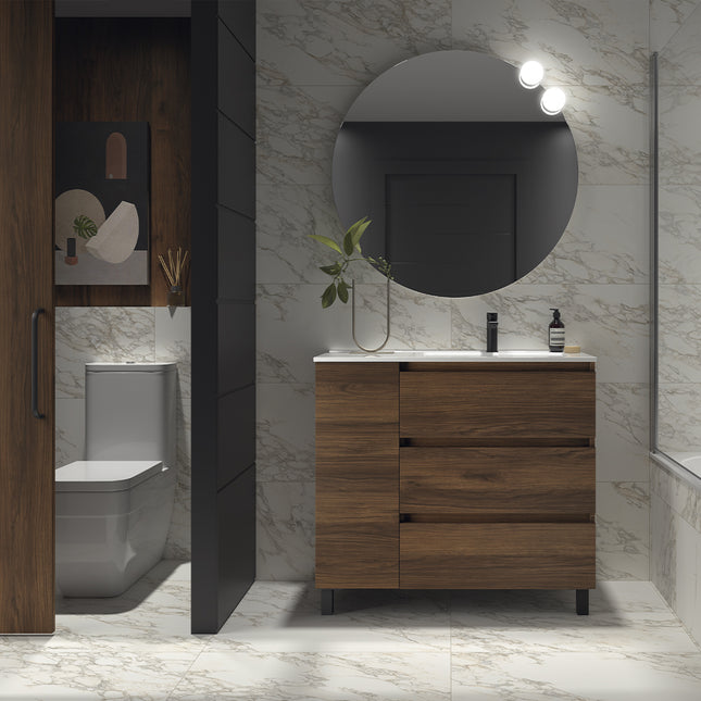 Conjunto SPIRIT 100 cm Nogal Maya