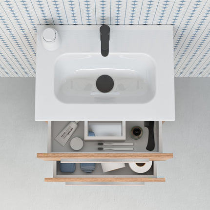 Conjunto mueble baño STREET desde arriba