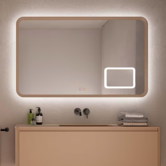 Espejo LED baño DUOMO Ledimex rectangular