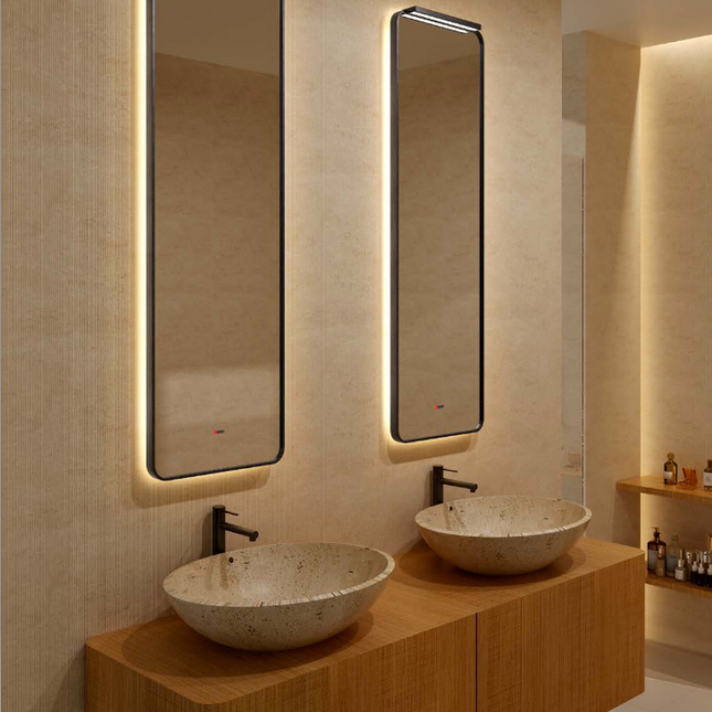 Espejo LED PALERMO Ledimex de lado