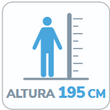 icono 195 cm de altura