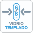icono cristal de 6 y de 8 mm