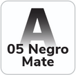 icono mampara perfil negro mate