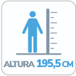 icono altura de 195.5 cm