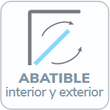 puerta de mampara abatible