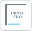 icono mampara panel fijo