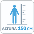 icono altura mampara 150 cm