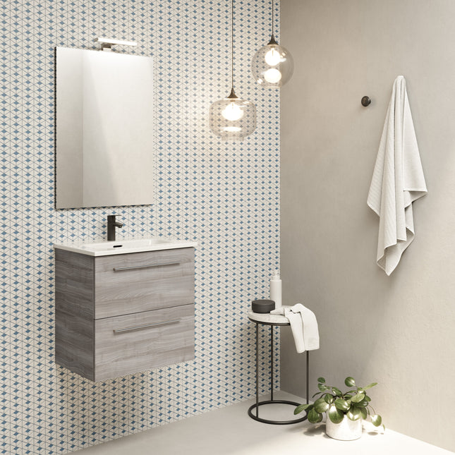 Conjunto mueble baño STREET de Royo Gris arenado
