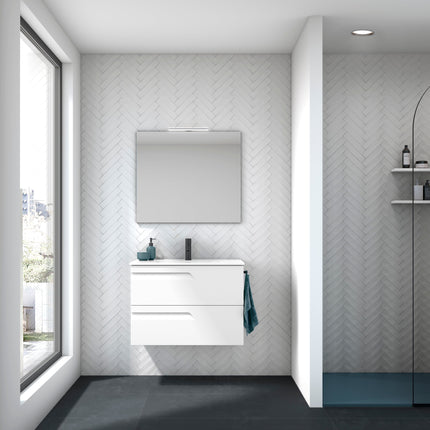 mueble de baño 2 cajones Vitale Royo suspendido