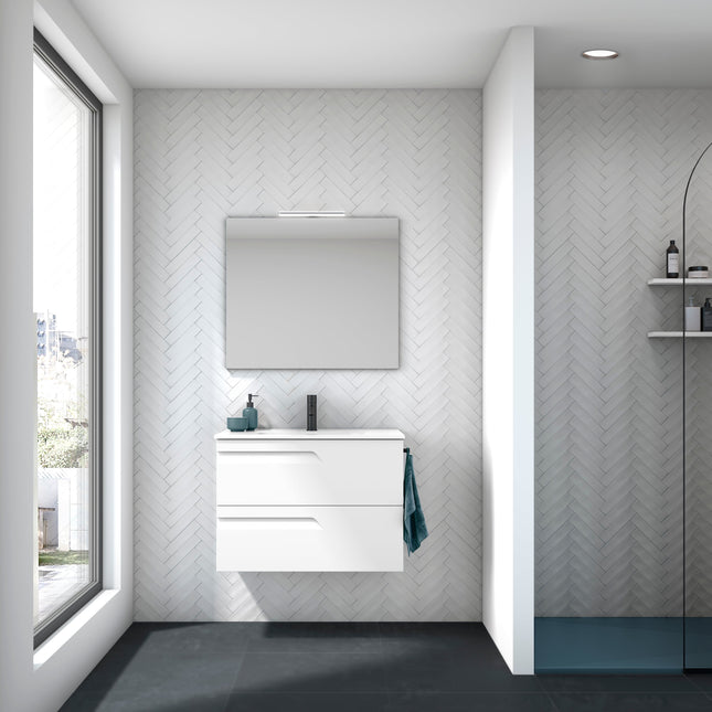 mueble de baño 2 cajones Vitale Royo suspendido